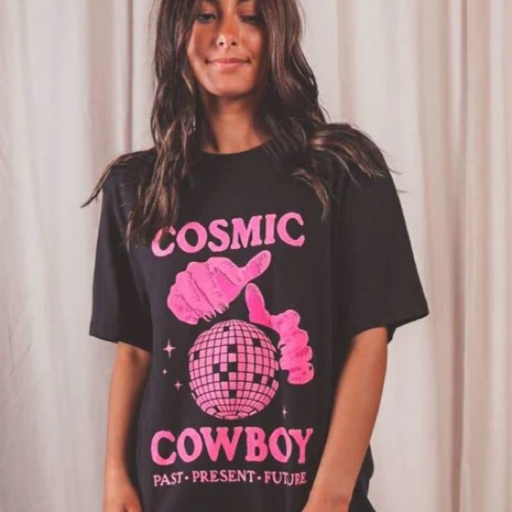 Cosmic Cowboy Graphic T-Shirt